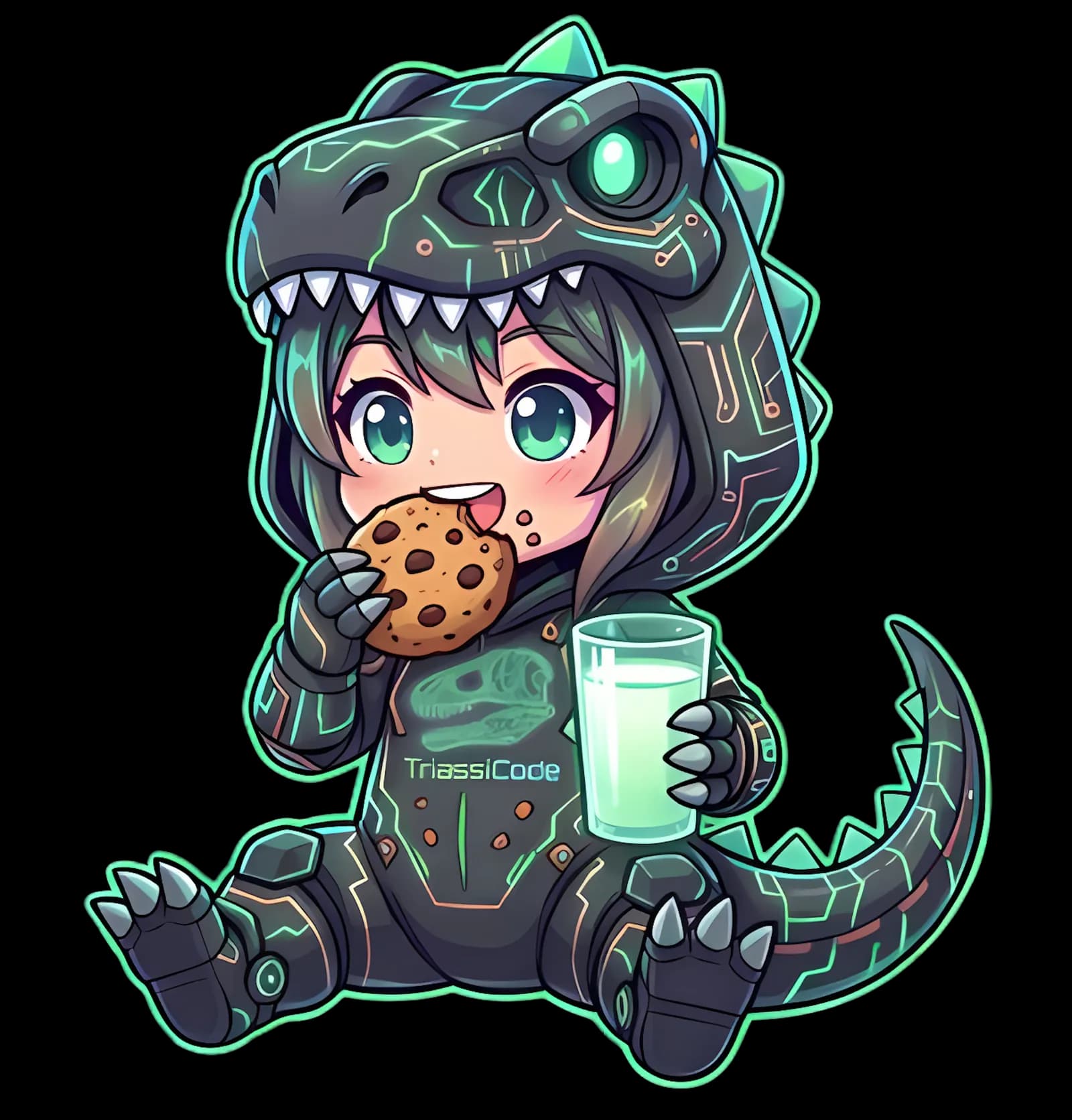 Triassi cookies mascot